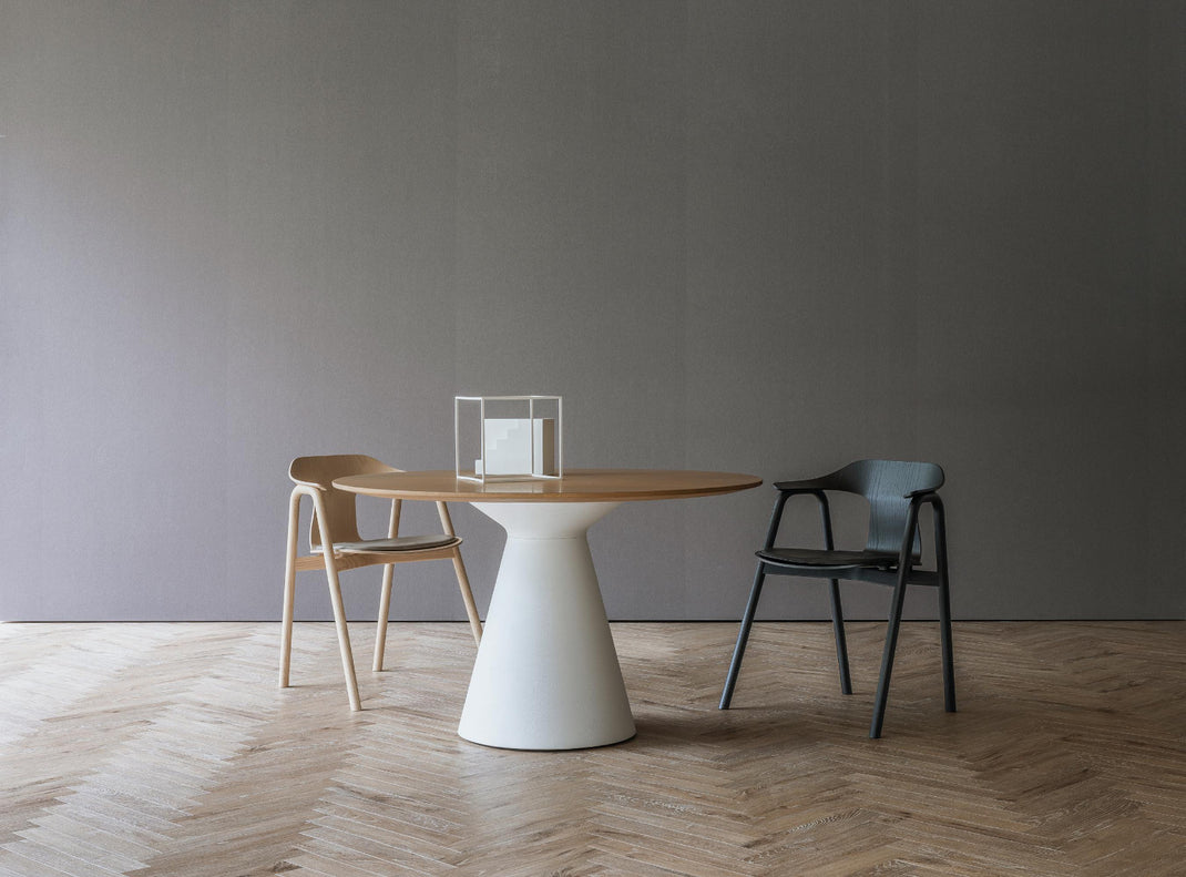COLUMN Table - Wooden Top
