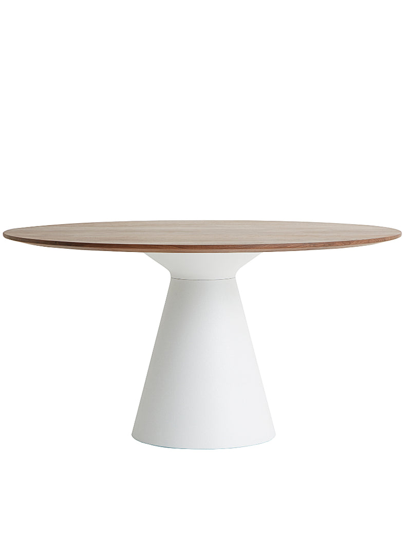 COLUMN Table - Wooden Top