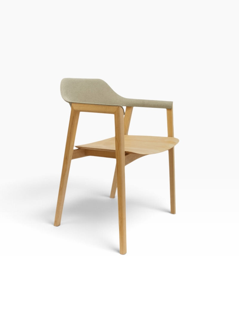 TEN Armchair - Wooden Seat (C)
