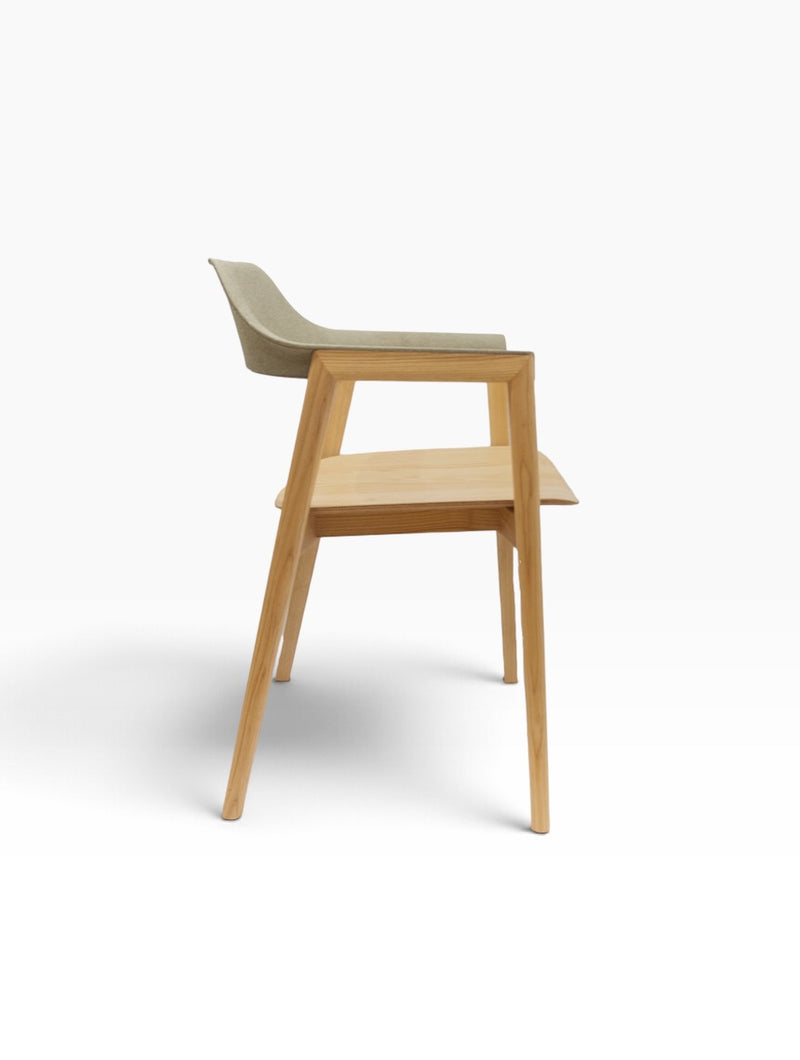 TEN Armchair - Wooden Seat (C)